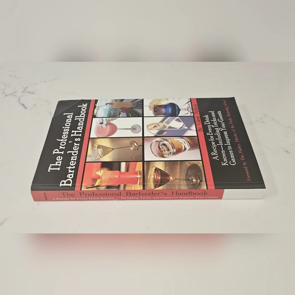 The Professional Bartender's Handbook: A Recipe for Every Drink Known Book BOGO